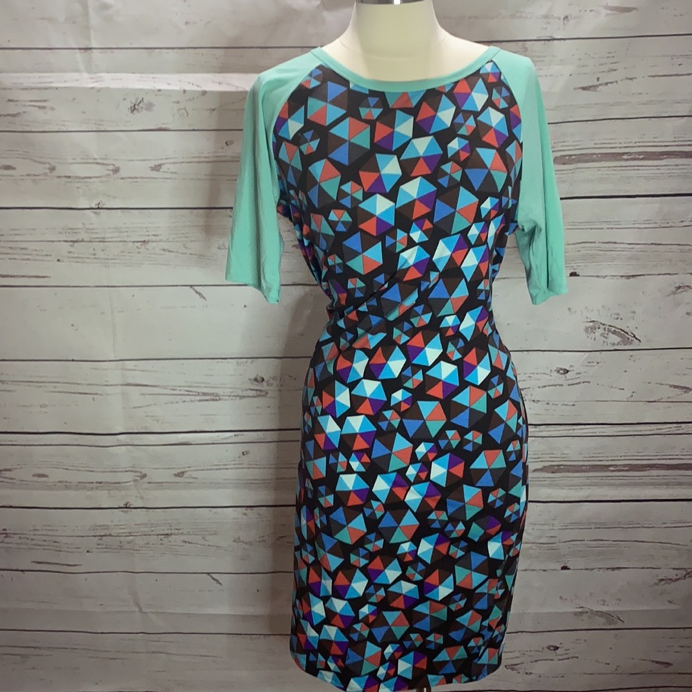 Lularoe Julia dress geometric large